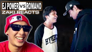 𝐙𝐚𝐤𝐢 𝐑𝐞𝐚𝐜𝐭𝐬  EJ POWER VS ROMANO  PISIKALAN  ISABUHAY MARATHON 2024 [upl. by Drain]