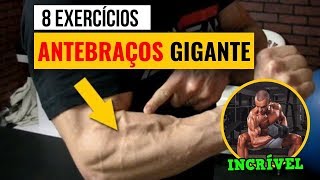 8 Exercicios de Antebraço com Halteres ESMAGADOR  Treino de ANTEBRAÇO SIMPLES e EFICAZ [upl. by Ylrebme]