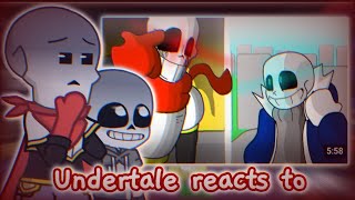 Undertale reacts to ✨PAPYRUS HAS GONE TOO FAR VS GLITCHTALE SANS✨ [upl. by Olocin]