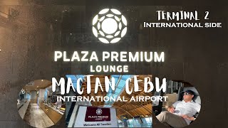 Plaza Premium Lounge  Mactan Cebu International Side Terminal 2 Review [upl. by Nyroc199]