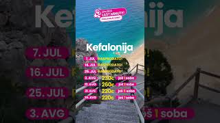 Kefalonija  Grčka  Last Minute  Leto za mlade travel summer summertravel beach summervibes [upl. by Yro]