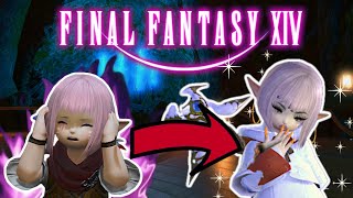 FFXIV  Lalafell transitions 💉💊 to become a CVNTY WHITE MAGE 🍑 ⭐️✨🍃 [upl. by Sclar]