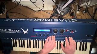 Quasimidi Raven Synthesizer jam  Trance to the past [upl. by Dotson868]