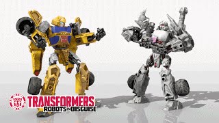 Transformers ConstructBots  Switcheroo  Transformers Official [upl. by Ioved]