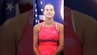 Amazing Aryna Sabalenka winning Us open tennis wta atp [upl. by Navinod]