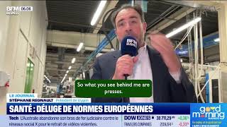 Vygon report on French television BFM Business [upl. by Ahseken915]