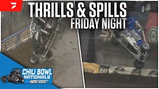 Friday Thrills amp Spills  2024 Chili Bowl Nationals [upl. by Georgeta]