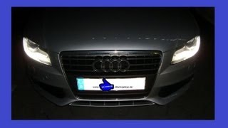 Audi A4 B8 Typ 8K Tagfahrlicht LEDLicht ausschalten einschalten Bj 20072011 [upl. by Ayel]