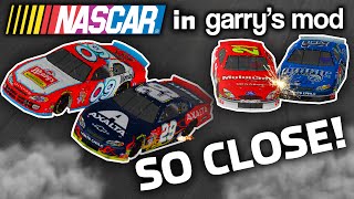 NASCAR in Garrys Mod  Intense Battle at Houston [upl. by Hannus]