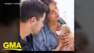 Nick Jonas Priyanka Chopra welcome baby girl home after more than 100 days in NICU l GMA [upl. by Kermit]