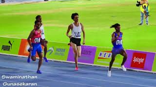 Parvej Khan top sprint finish at National Inter State Sr Athletics Championship 2024 MEN 1500m [upl. by Tryck371]