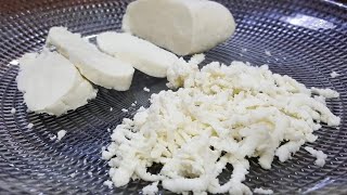 homemade mozerrela cheese recipeHow to make pizza Cheese at home without Rennet [upl. by Kenji]