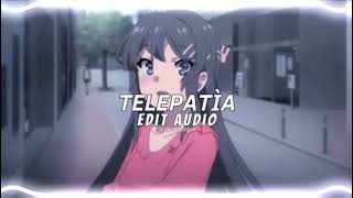 Telepatìa  ftKali Uchis edit audio [upl. by Lewan]