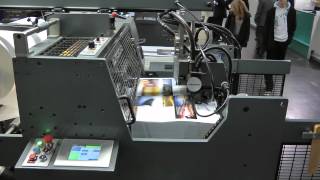 Autobond Mini 76 TPHS at Drupa 2012  8000 sph 2 sided lamination [upl. by Trebornhoj]