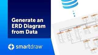 Generate an ERD from Data Automatically with SmartDraws Data Visualizer [upl. by Deb]