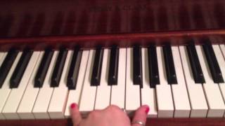 Boston by Augustana easy piano tutorial [upl. by Enyt434]