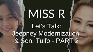 Lets Talk Jeepney Modernization Sen Tulfo  PART 2 [upl. by Larret]