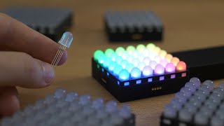 Making oddly satisfying LED magnet tiles [upl. by Yrogerg524]