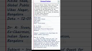 English Letter Writing Class 10th  Formal Letter  Formal Letter Writing in English letterwriting [upl. by Henrietta]