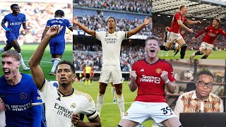 MANCHESTER UNITED LATE WIN CHELSEA SCORE 4 REAL MADRID AND BELLINGHAM SHINING [upl. by Cartan]