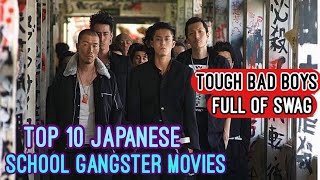 Top 10 Japanese School Fight Action Movies  High School Movies  Best School Ganster Movies [upl. by Ajad]