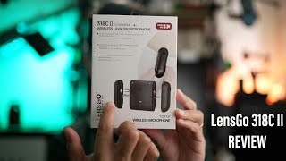 LensGo 318C II Dual Wireless Microphone REVIEW [upl. by Sihonn]