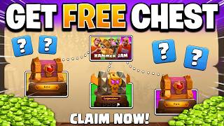 How to Claim Your HAMMER JAM Special FREE Chests in Clash of Clans [upl. by Olatha]