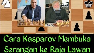 Kasparov mengobankan Kuda untuk Membuka Pertahanan Lawan Kasparov vs Yusupov 1981 [upl. by Hael235]