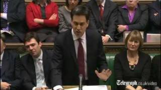 Edelman Trust Barometer 2016 Miliband on integrating refugees [upl. by Ahtekahs]