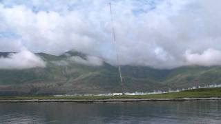 Coast Guard Loran Station Attus tower demolished [upl. by Audrit]