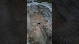 Bottom drain installation DIY Koi Pond koipond diy koifish garden build [upl. by Tess]