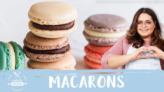 Macarons – das Grundrezept ❤️ Luisas Tipps amp Tricks zum selber machen 🤩 I Einfach Backen [upl. by Wrigley]