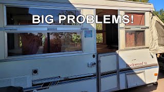 Rockwood Camper Restoration  Part 2 BIG PROBLEMS [upl. by Trey353]