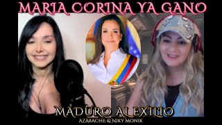 AZABACHE EL EXILIO AHORA ES PARA MADURO PAGARA POR TODO quotEL MENSAJE A MARIA CORINA MACHADOquot PART2 [upl. by Ymij]