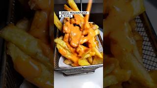 Fries and Spicy Mayonnaise🍟 food asmr asmrcooking spicymayo mayonnaise spicyfries [upl. by Saxen]