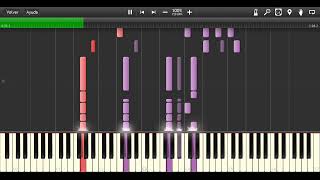 Tokyo Ghoul  Unravel on Synthesia [upl. by Earized469]