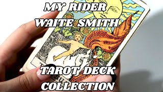 My Rider Waite Smith Tarot Deck Collection 🃏📦 [upl. by Suedama]