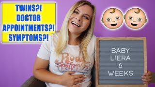 MY FIRST EVER BUMPDATE 6 WEEKS PREGNANT [upl. by Ahsenid]