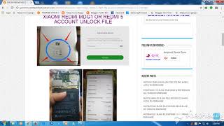 XIAOMI REDMI MDG1 OR REDMI 5 FLASH FILE HANG LOGO ACCOUNT UNLOCK OFFICIAL FILE 711 [upl. by Ydnis1]