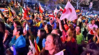 🎆 NYC Marathon 2024 Fireworks amp Parade of Nations Opening Ceremony [upl. by Shriver]