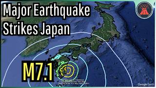 Major M71 Earthquake Strikes Japan quotMegaquakequot Alert Issued [upl. by Esinart]