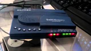 Dial up fax modem connecting Olitec self memory [upl. by Jacey]