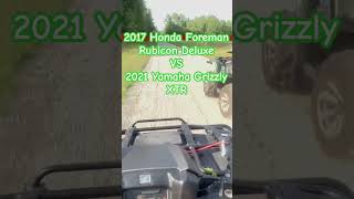 Honda VS Yamaha ATV race ￼ [upl. by Yart]