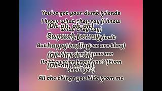 Avril Lavigne  My Happy Ending Lyrics [upl. by Fontana]