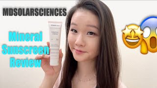 MDSolarsciences Mineral Sunscreen Review  Creme SPF 50 [upl. by Otnicaj369]