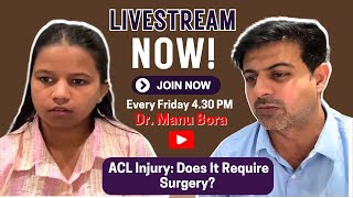 Got knee pain or ACL issues Say NO to surgery Livestream Every Friday 430 PM [upl. by Hilarius638]