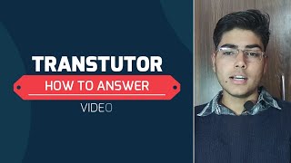 TRANSTUTOR  HOW TO ANSWER QUESTION  PAYMENT PROOF [upl. by Barnett]