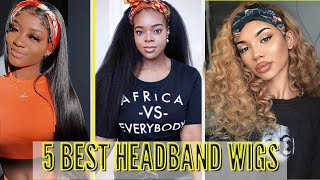 5 Best Headband Wigs on Amazon [upl. by Hibbitts]