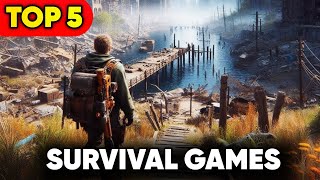 5 Survival Games For Android amp iOS  Best Survival Game Offline 2024 [upl. by Anma]