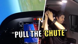 EMERGENCIES in the Cirrus SR22 sim  parachute deployment [upl. by Anav]